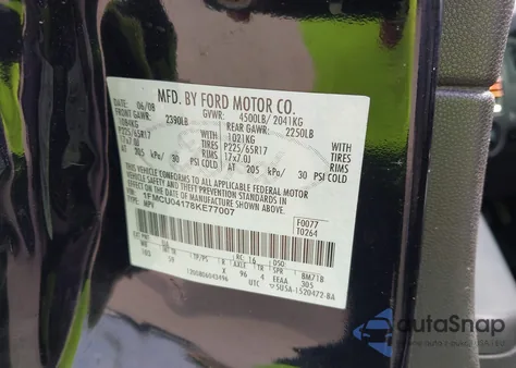 2008 Ford Escape Limited from USA, damaged, VIN 1FMCU04178KE77007